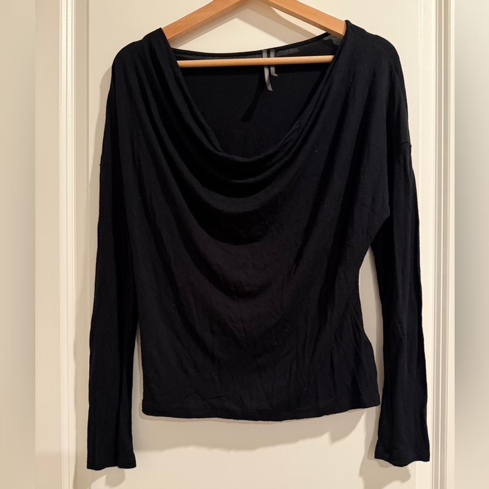 Anthropologie cowl neck long sleeve shirt